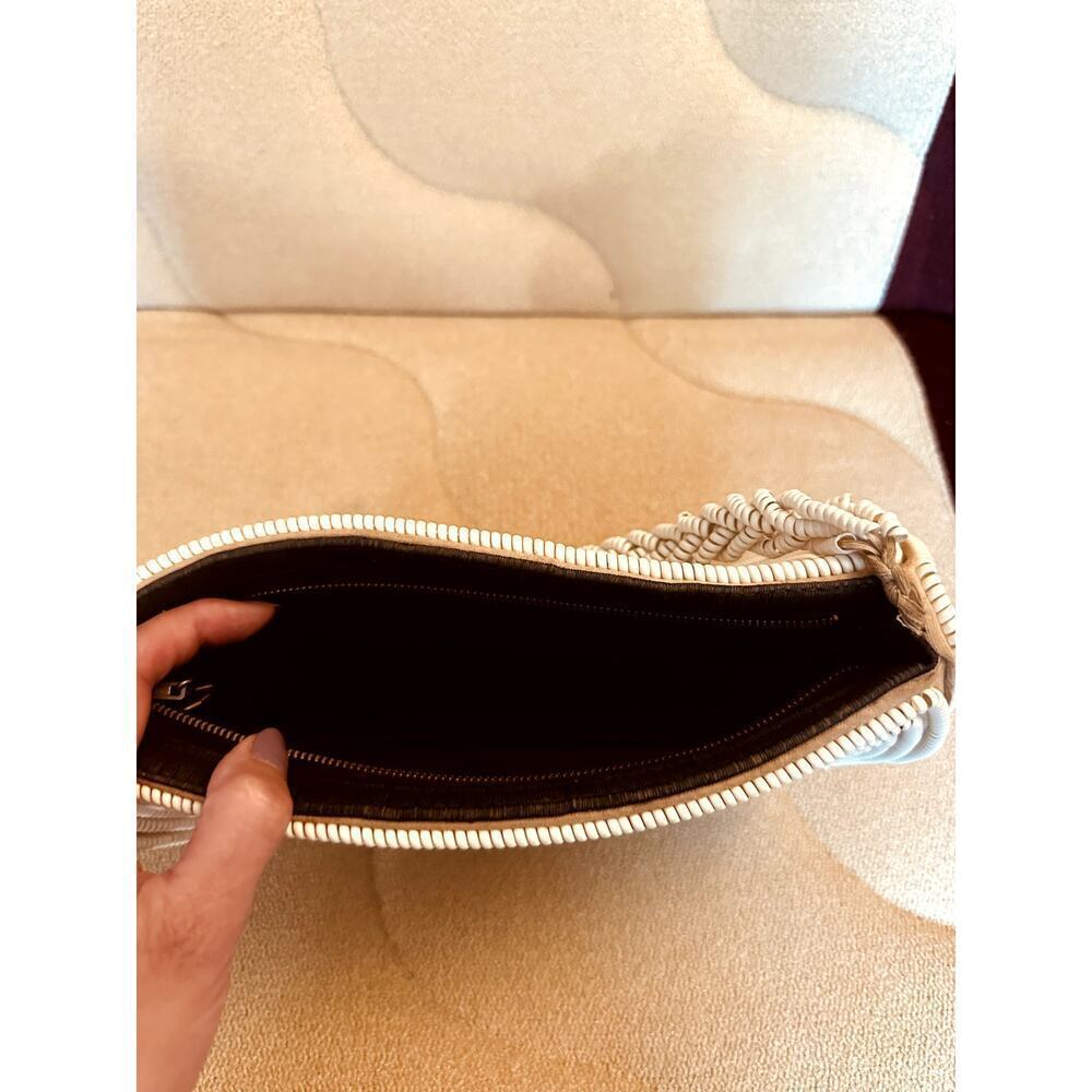 1940's Vintage Ivory Telephone Cord Shoulder Bag … - image 6